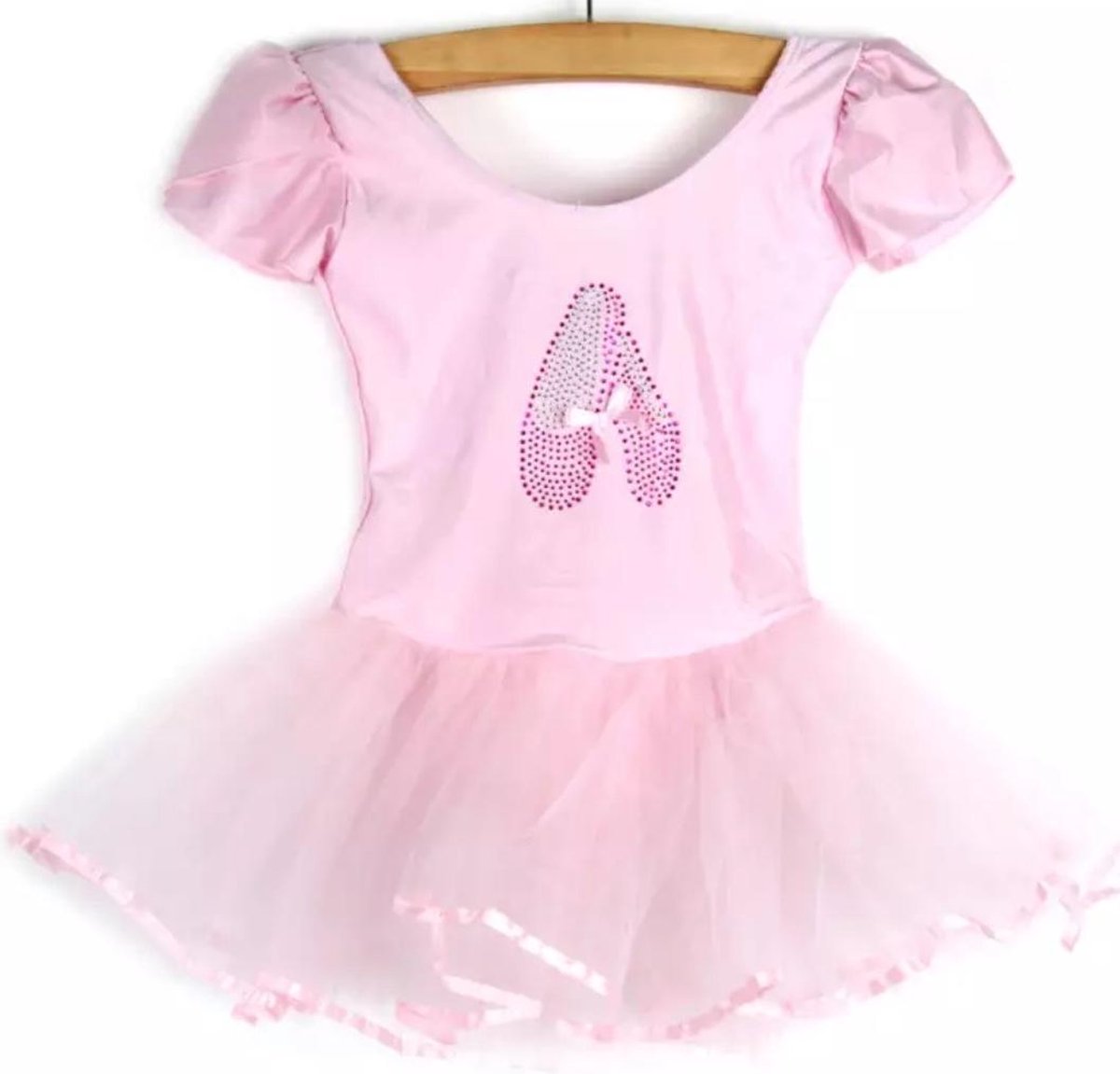 Ballet Pakje - Ballet Jurkje - Tutu - Prinsessen Jurk - Roze - Maat 122-128 - Meisjes 6/7/8  jaar