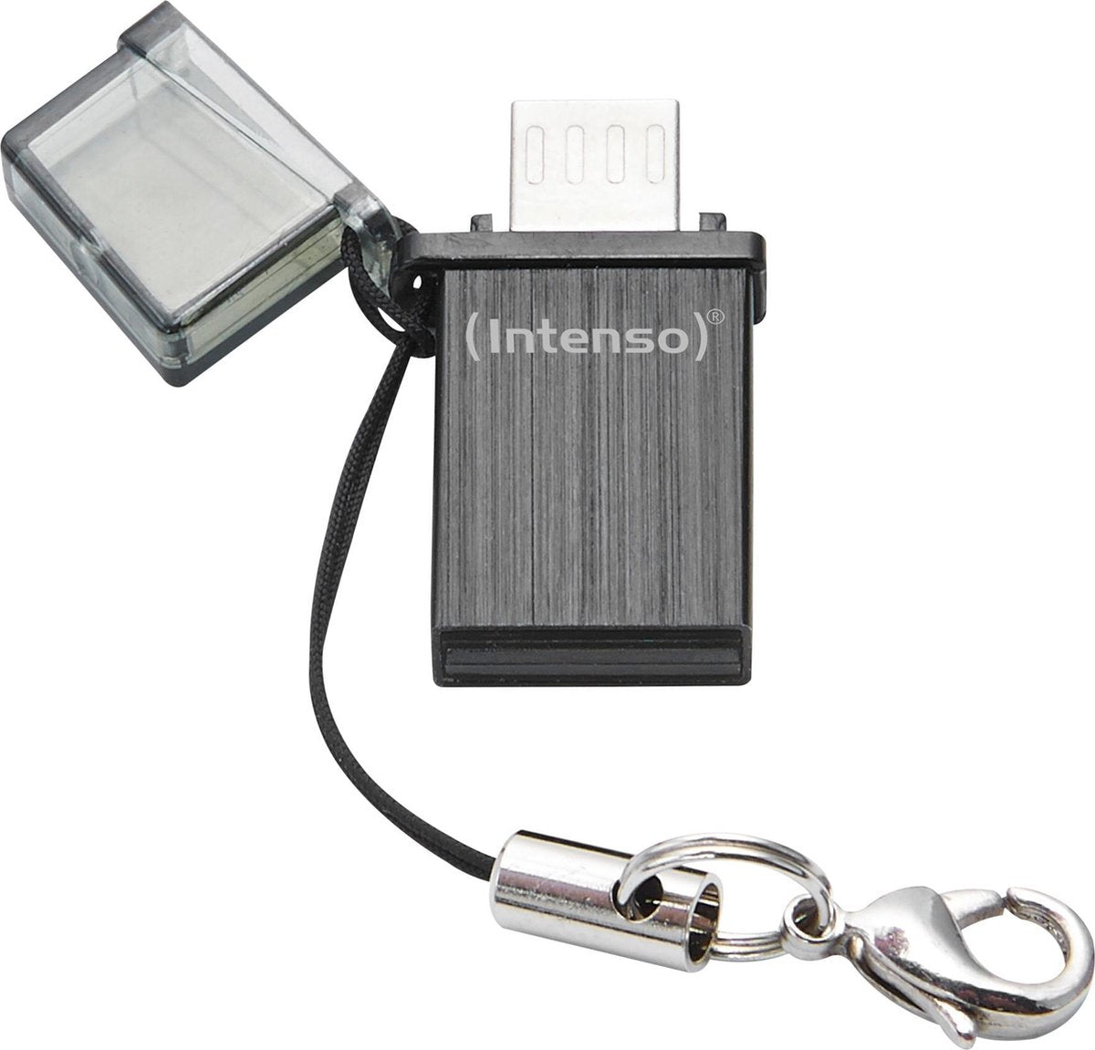 Intenso Mini Mobile Line USB flash drive 8 GB USB Type-A / Micro-USB 2.0 Zwart