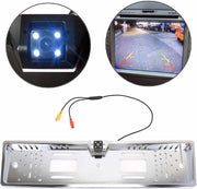 JX-9488 720x540 Effectieve Pixel NTSC 60HZ CMOS II Universele waterdichte auto gegalvaniseerde zilveren achteruitrijcamera achteruitrijcamera met 2W 80LM 5000K wit licht 4LED-lamp