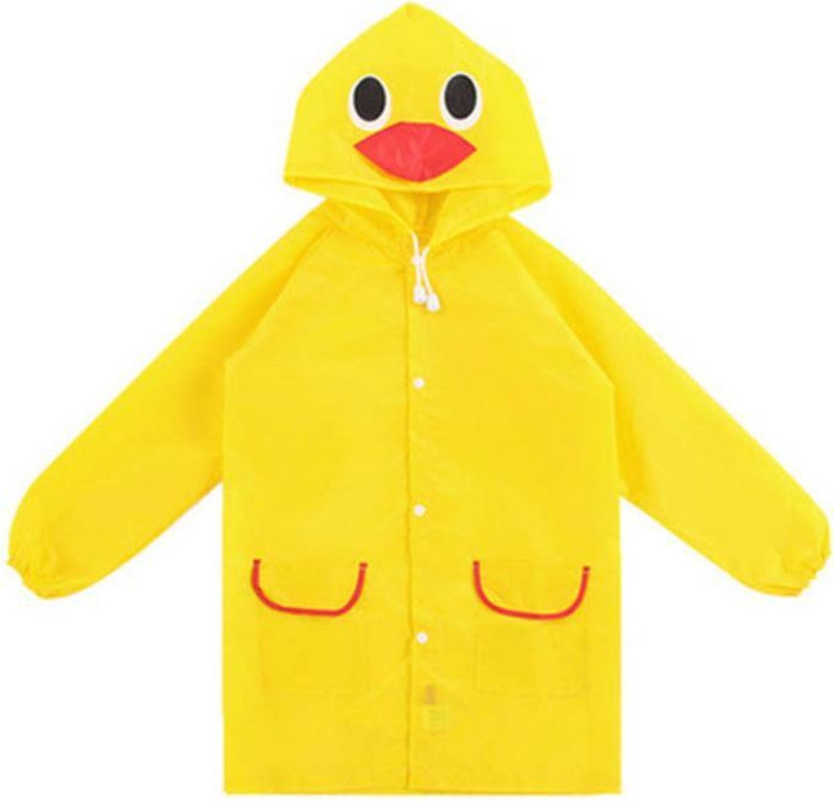 WiseGoods Premium Regenjas Kinderen - Jas - Poncho - Regenkleding - Regenpak - Eend - 3 tot 7 Jaar - Maat 98 tot en met 122
