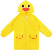 WiseGoods Premium Regenjas Kinderen - Jas - Poncho - Regenkleding - Regenpak - Eend - 3 tot 7 Jaar - Maat 98 tot en met 122
