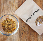 HAKUNA MATATA Oven gedroogde Meelwormen 50 gram - Protein - Duurzaam - Insecten - Snacks