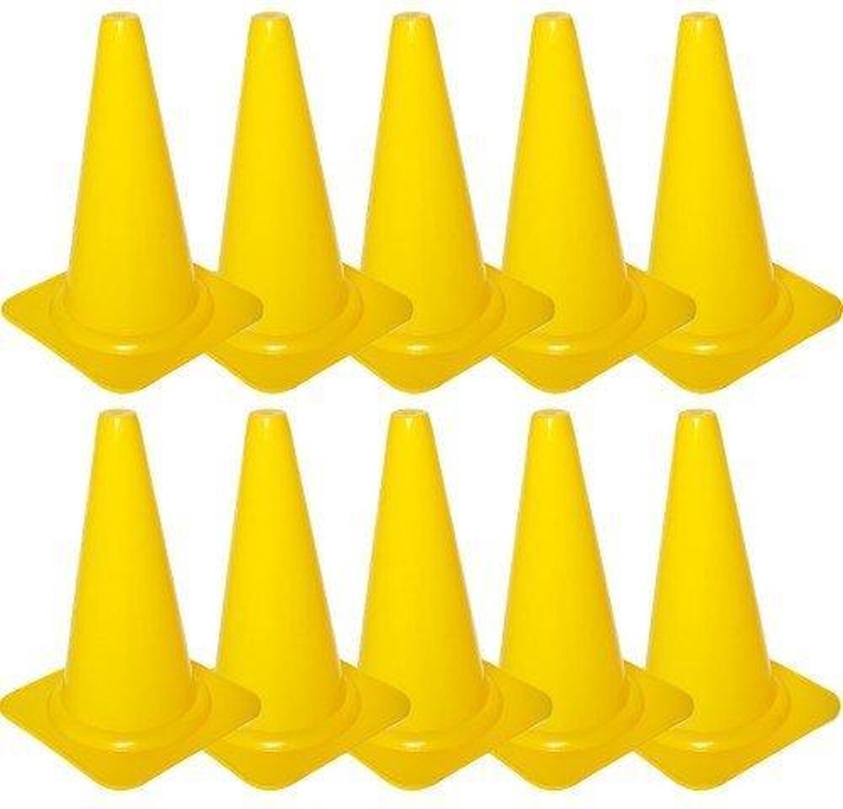 Pion Medium set 10 stuks | Geel | Cawila | Pilonnen