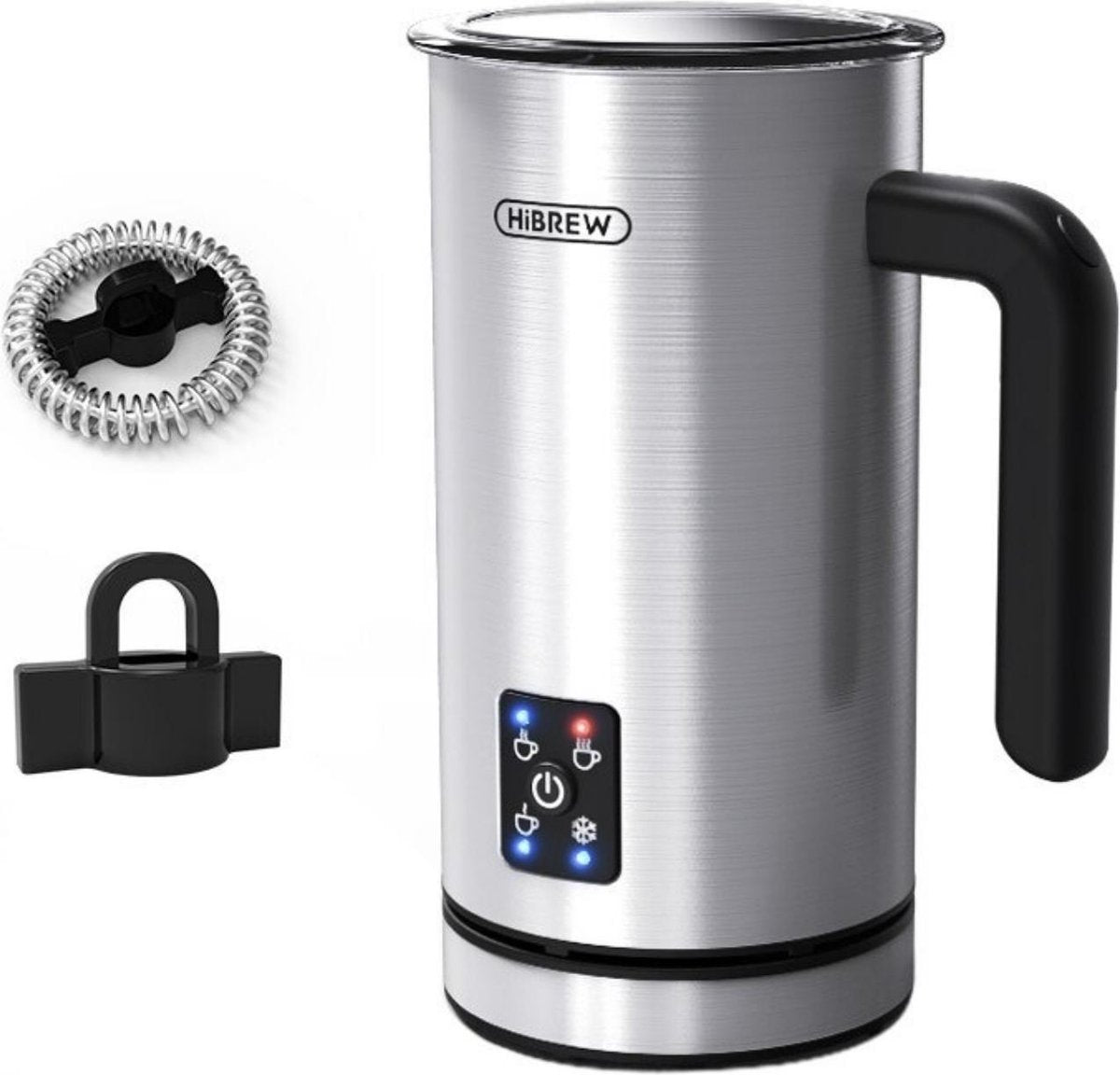 Grandecom® Melkopschuimer | Italiaans type | Espresso | Bar | Cappuccino | Latte macchiato | Koffie | Melk opschuimer