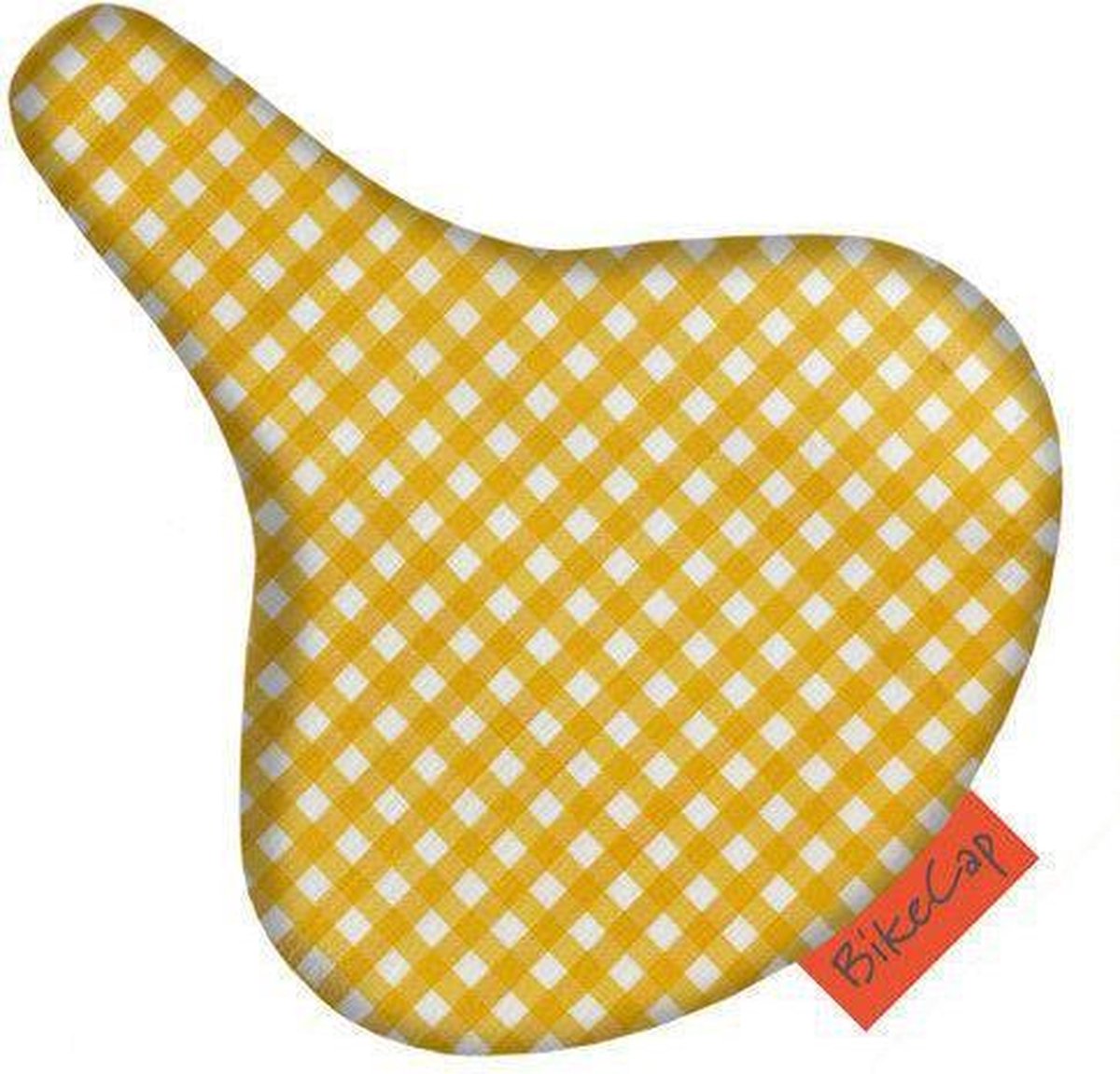 BikeCap - zadelhoes geel ruitje