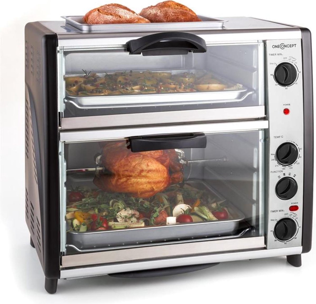 OneConcept - Vrijstaande oven
