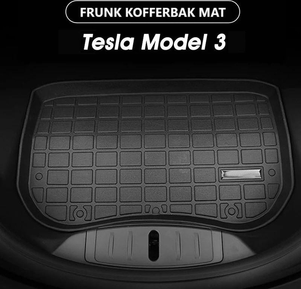 Tesla Model 3 Voorste Kofferbakmat Frunk Mat Voorkant Waterdicht Auto Accessoires Nederland België