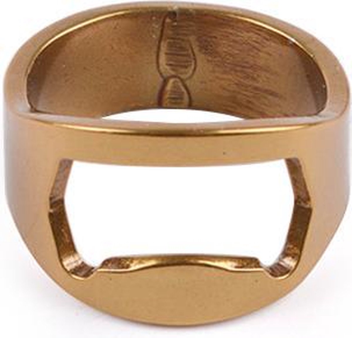Ring Bieropener Flessenopener | Goudkleurig