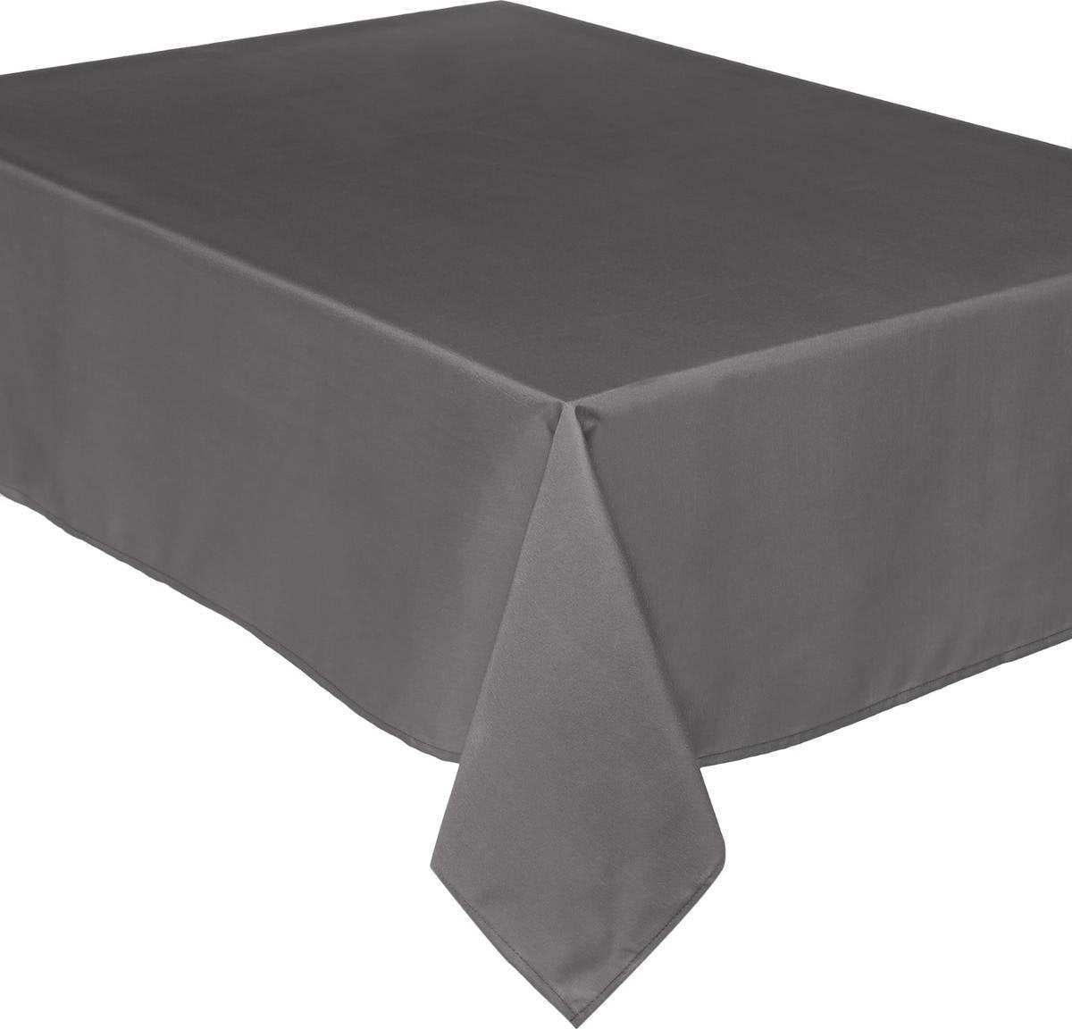 Tafelkleed grijs anti vlek - 140 x 240 cm - Anti vlekken