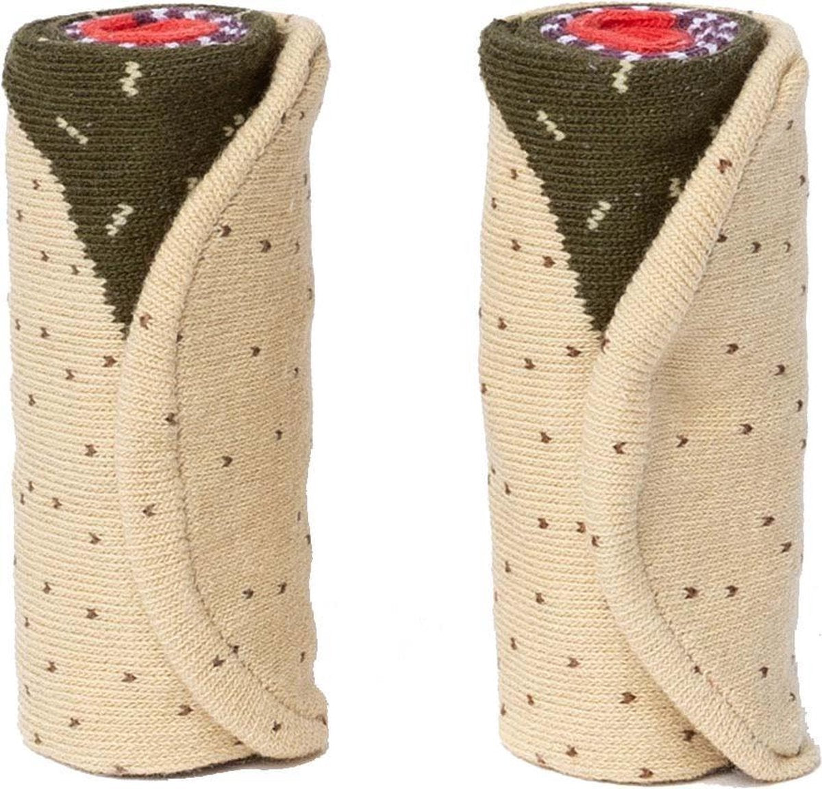 DOIY Sokken Burrito Socks Beige Maat:one size fits all