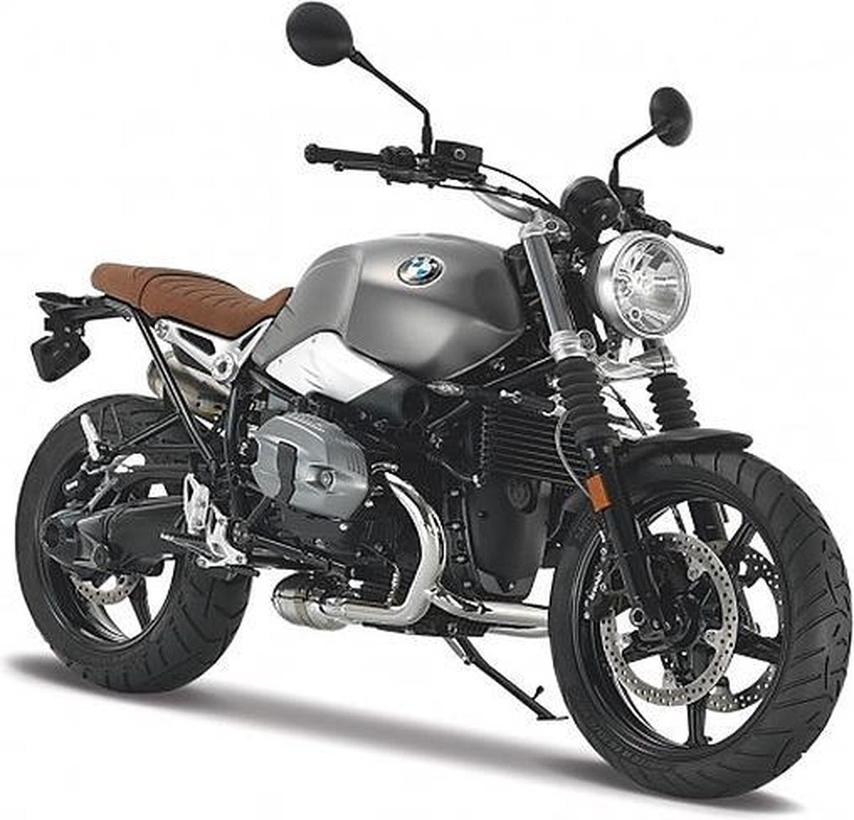 Maisto BMW R NINE T SCRAMBLER grijs schaalmodel 1:18