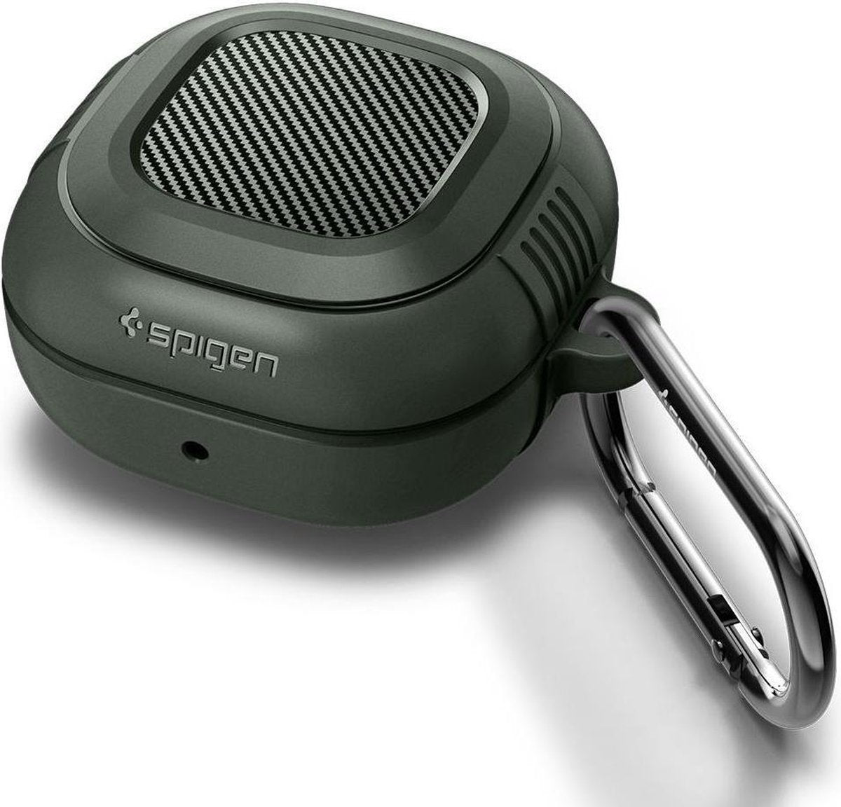 Spigen Rugged Armor Samsung Galaxy Buds Live Hoesje Groen
