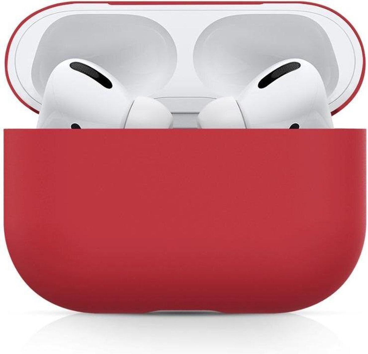 Bee's - Airpods Pro Hoesje Siliconen Case - Rood - Soft Case - Airpods Pro Case - Airpods Pro