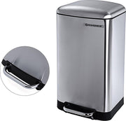 Metalen Retro Design Prullenbak - 30  Liter