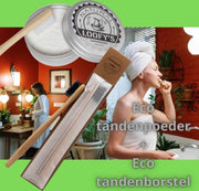 Loofy's - tandenborstel + Tandenpoeder - Bio tandenpoeder - eco tandenborstel - Milieuvriendelijke tandenborstel en tandpoeder