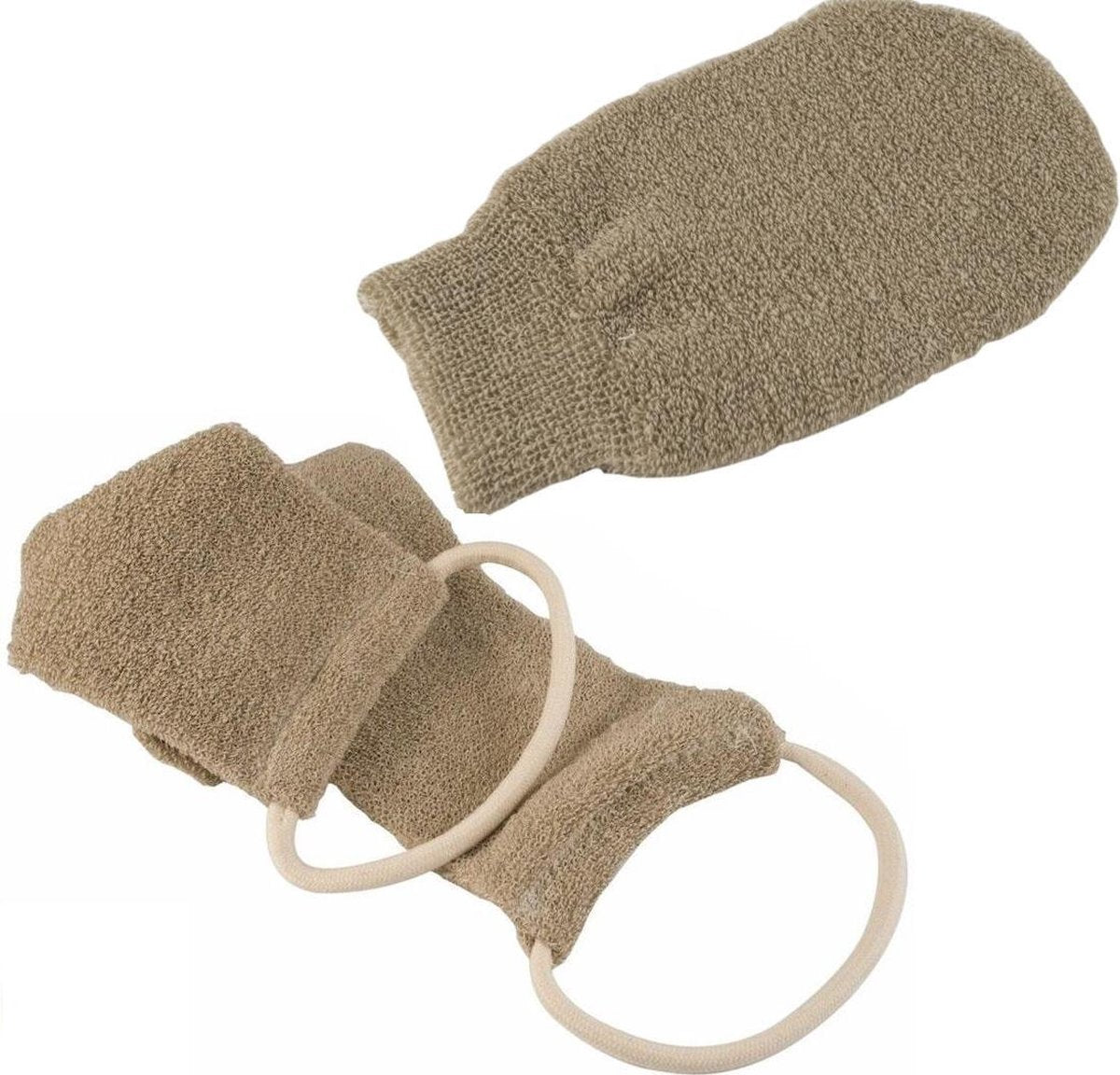 Naturae donum scrubband en handschoen linnen bio