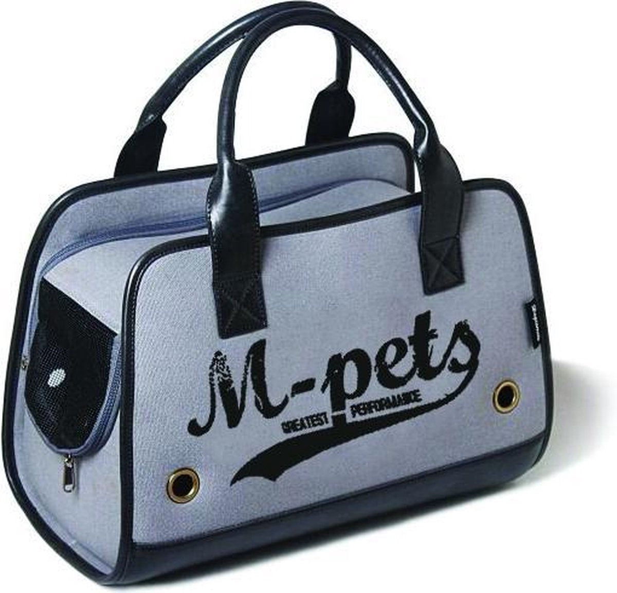 M-pets Draagtas Hond/kat 40 X 20 X 28 Cm Polyester Grijs