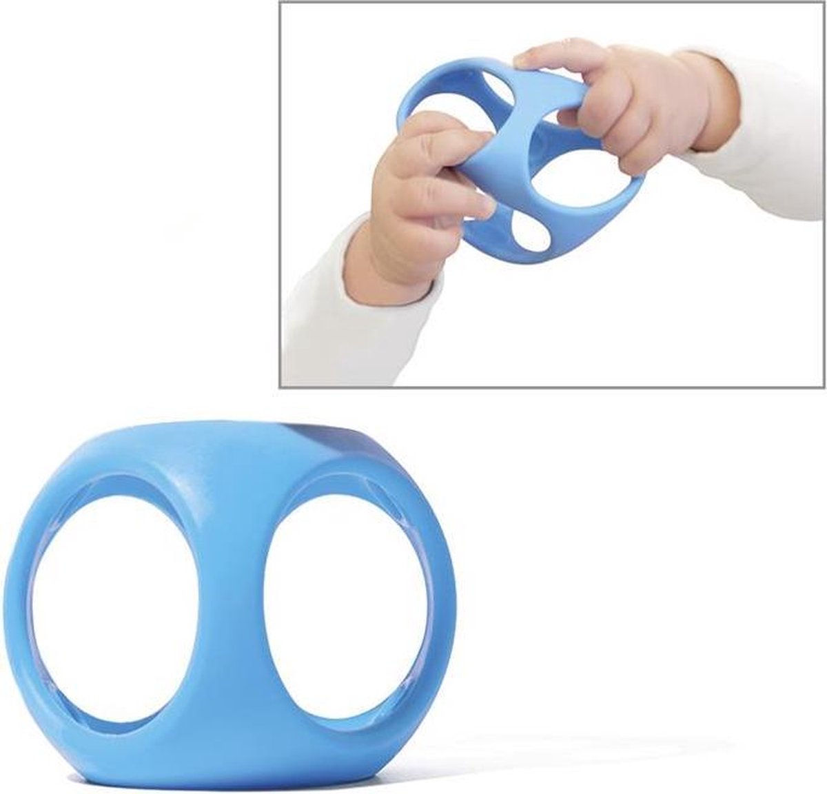 OIBO / Blauw 6.4x6.4x6.4cm