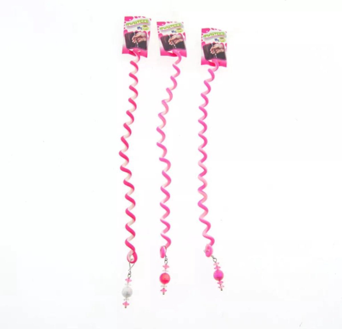 Twisteez - Haarclips - Hair extensions - Twisteez Blister - 20cm - Roze