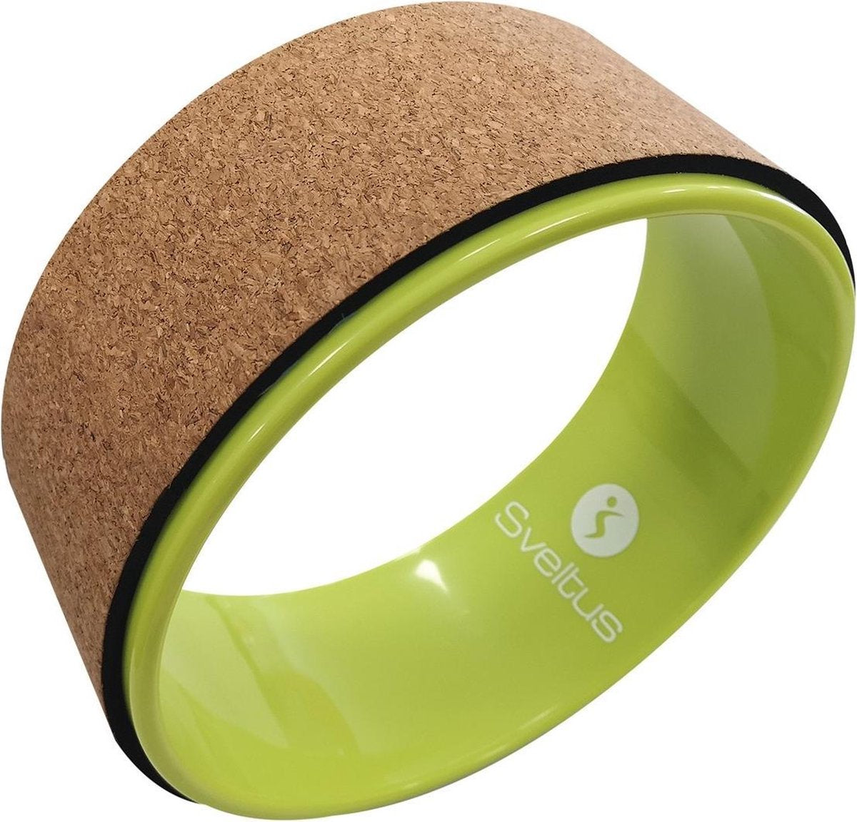 Sveltus Yogawiel Kurk Groen 32 Cm