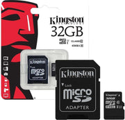 Het Origineel Kingston 32GB Micro SDHC Class 10 UHS-I 45R FlashCard +  Adapter