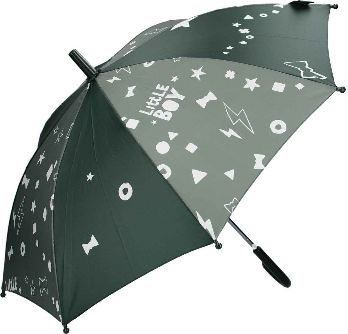Kidzroom Fearless & Cuddle Army Paraplu - 44x78x cm  - Legergroen