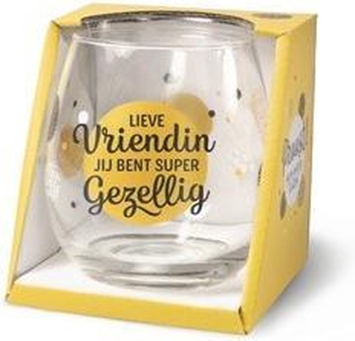 Wijn- waterglas - Lieve vriendin