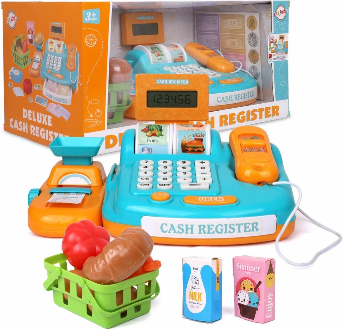 Playkidz Deluxe Cash Register - Kinder Winkelkassa