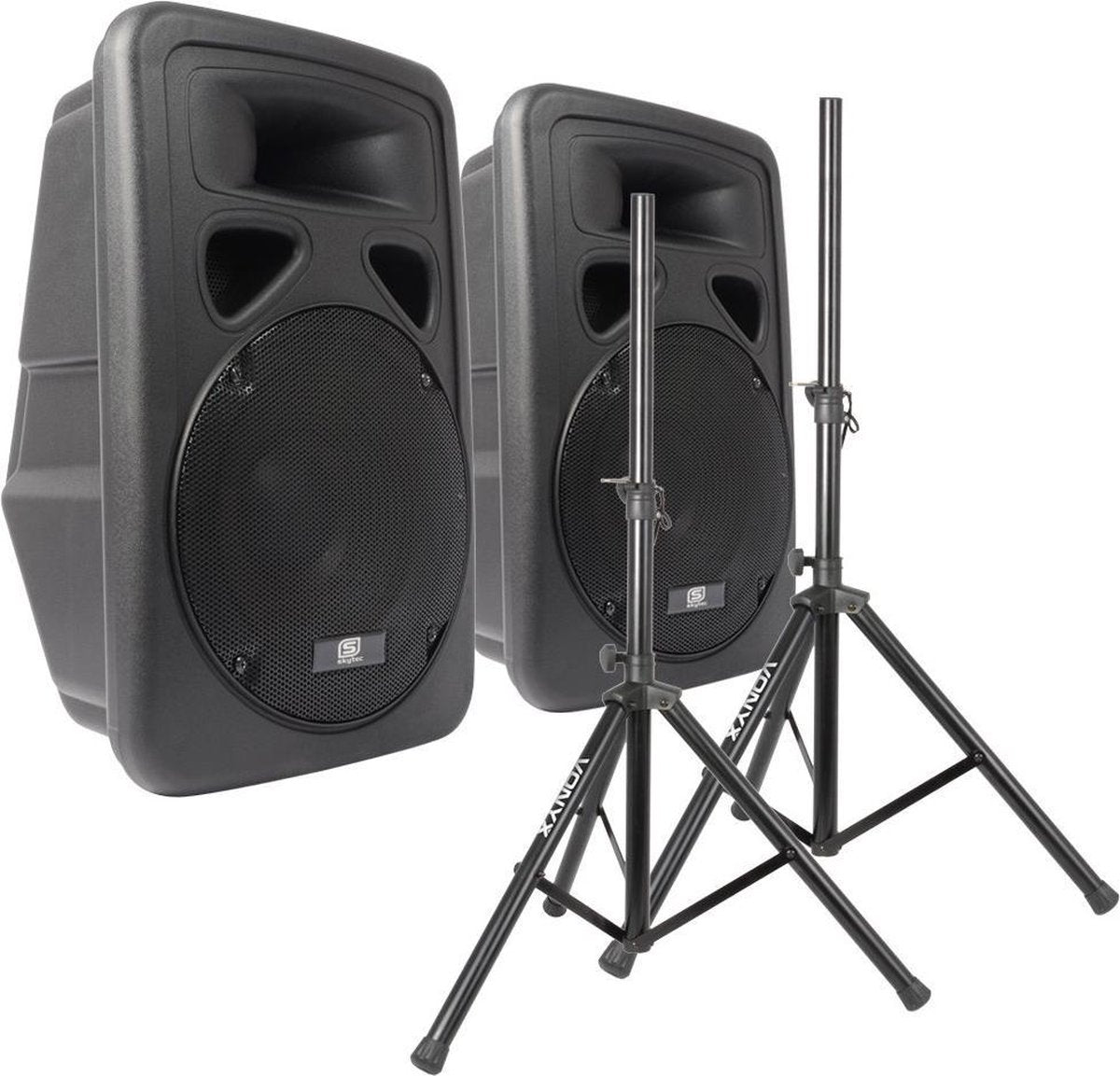 Actieve 12 luidsprekerset 1200W met standaards