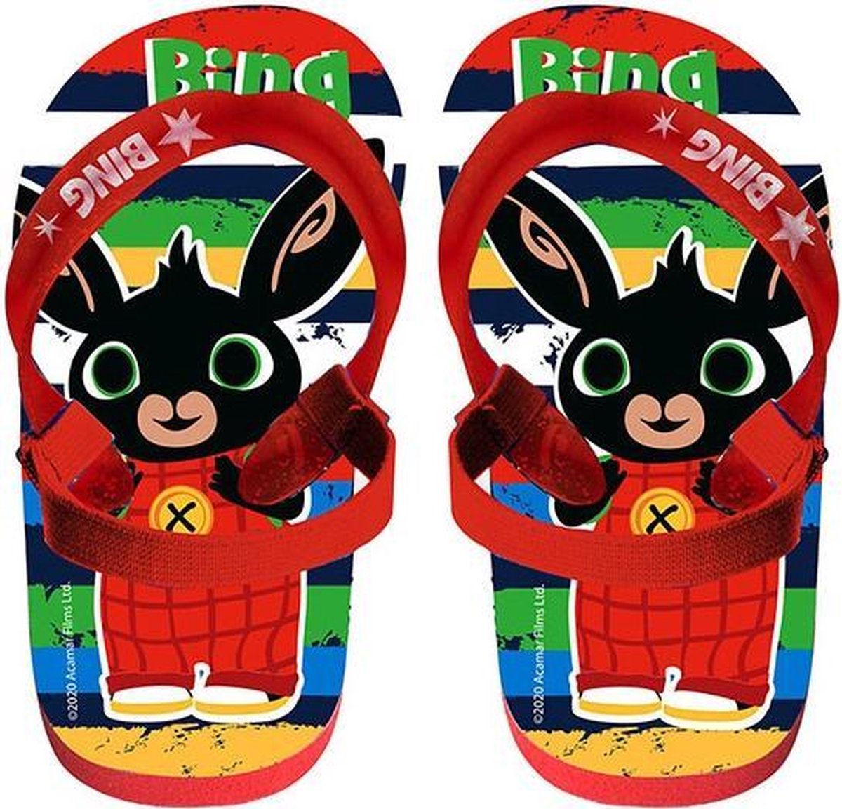 Bing Teenslippers Junior Rood Mt 29/30