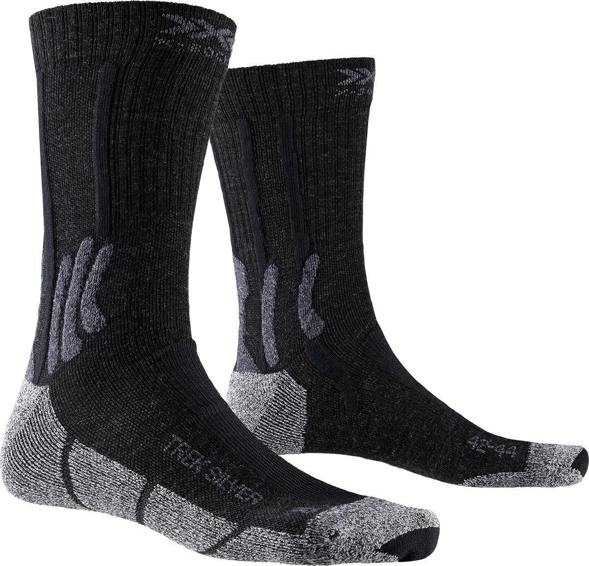 X-socks Wandelsokken Trek X Nylon/merinowol Zwart Maat 35/38