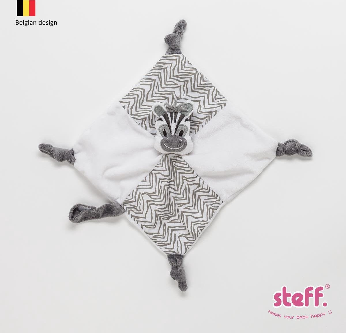 Steff - Zebra - Knuffeldoek 25x25 cm