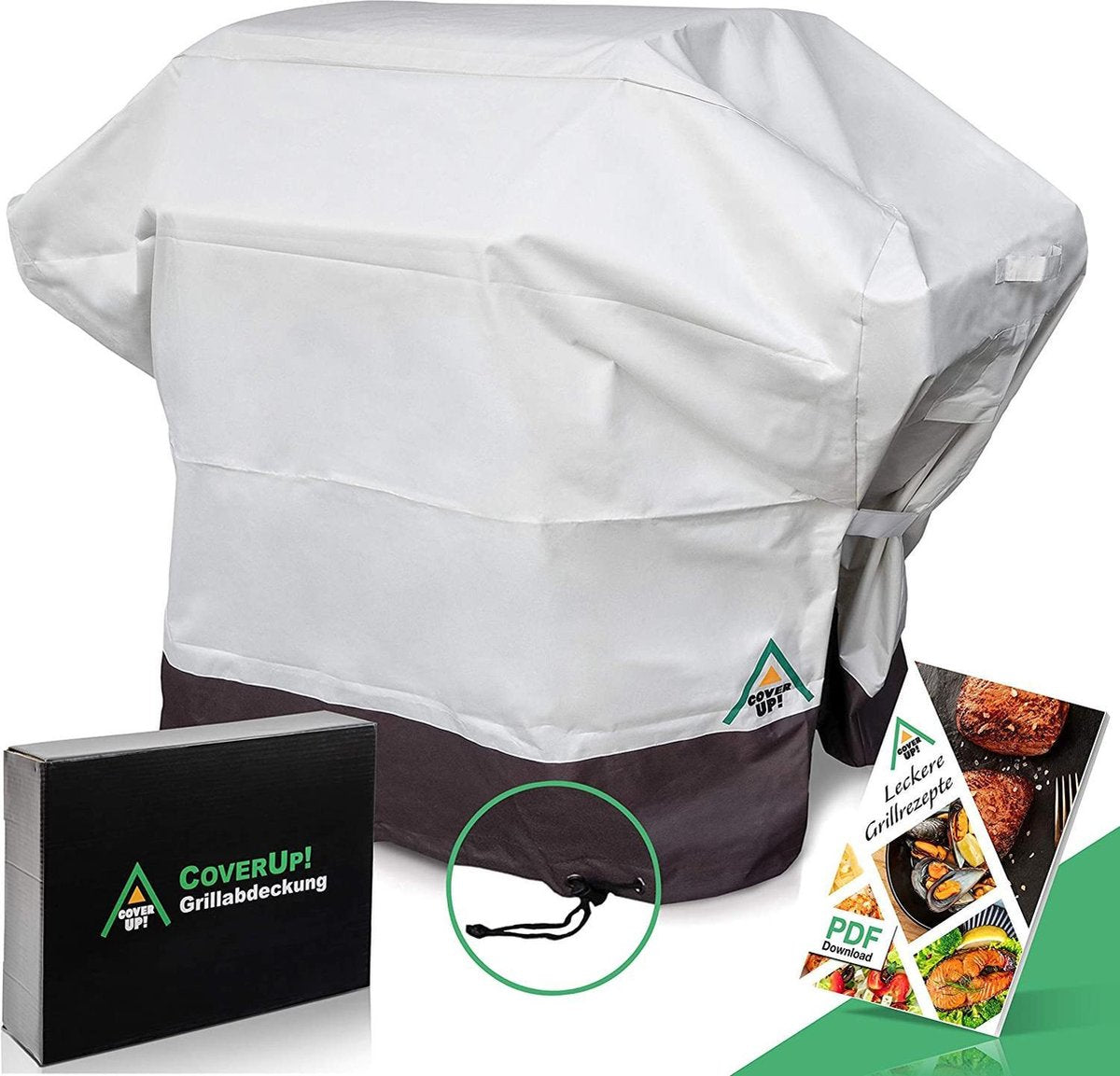 Bbq hoes - 141 x 65 x 115 cm - Premium barbecue hoes gemaakt van scheurbestendig 600D Oxford polyester materiaal - Grill hoes