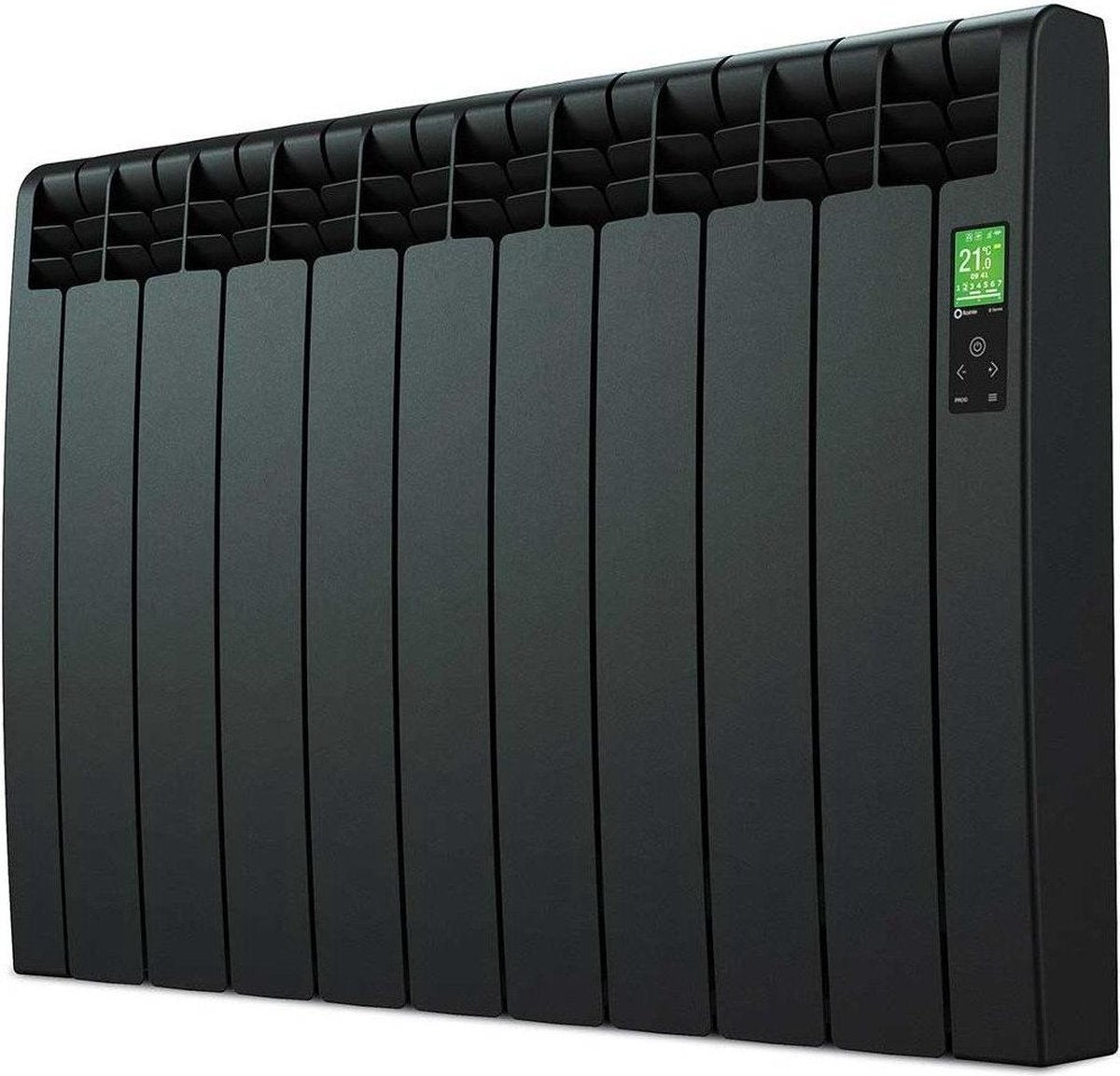Elektrische Radiator Wifi Grafiet - Smartcontrol via app - Energiebesparende functies - Laag verbruik - Realtime consumptie - 9 elementen - 990 W - Zuinigste Radiator