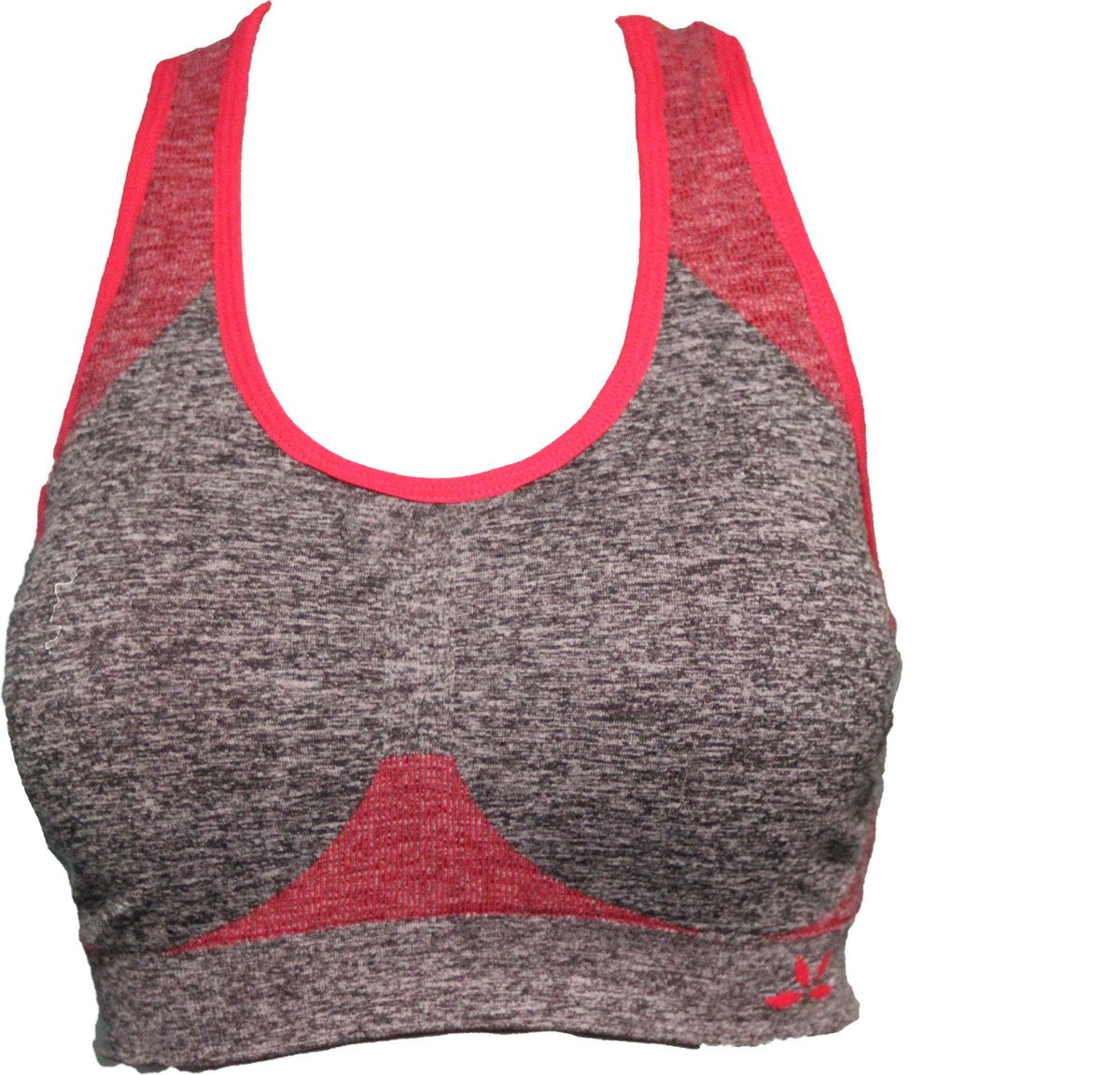 Sport bh maat L/XL Extra comfort Grijs rood