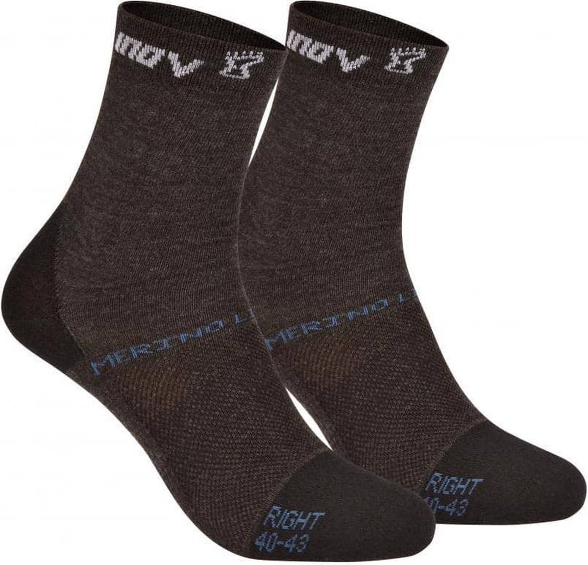 Inov-8 Merino Lite Sok - Zwart - maat S
