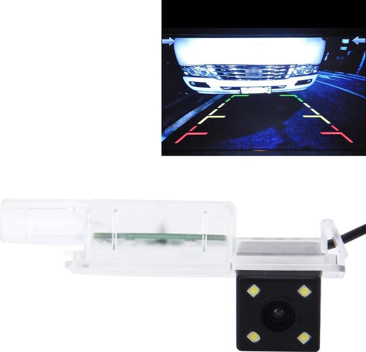 656x492 effectieve pixel NTSC 60Hz CMOS II waterdichte auto achteruitrijcamera achteruitrijcamera met 4 LED-lampen voor Golfversie 2014-2016