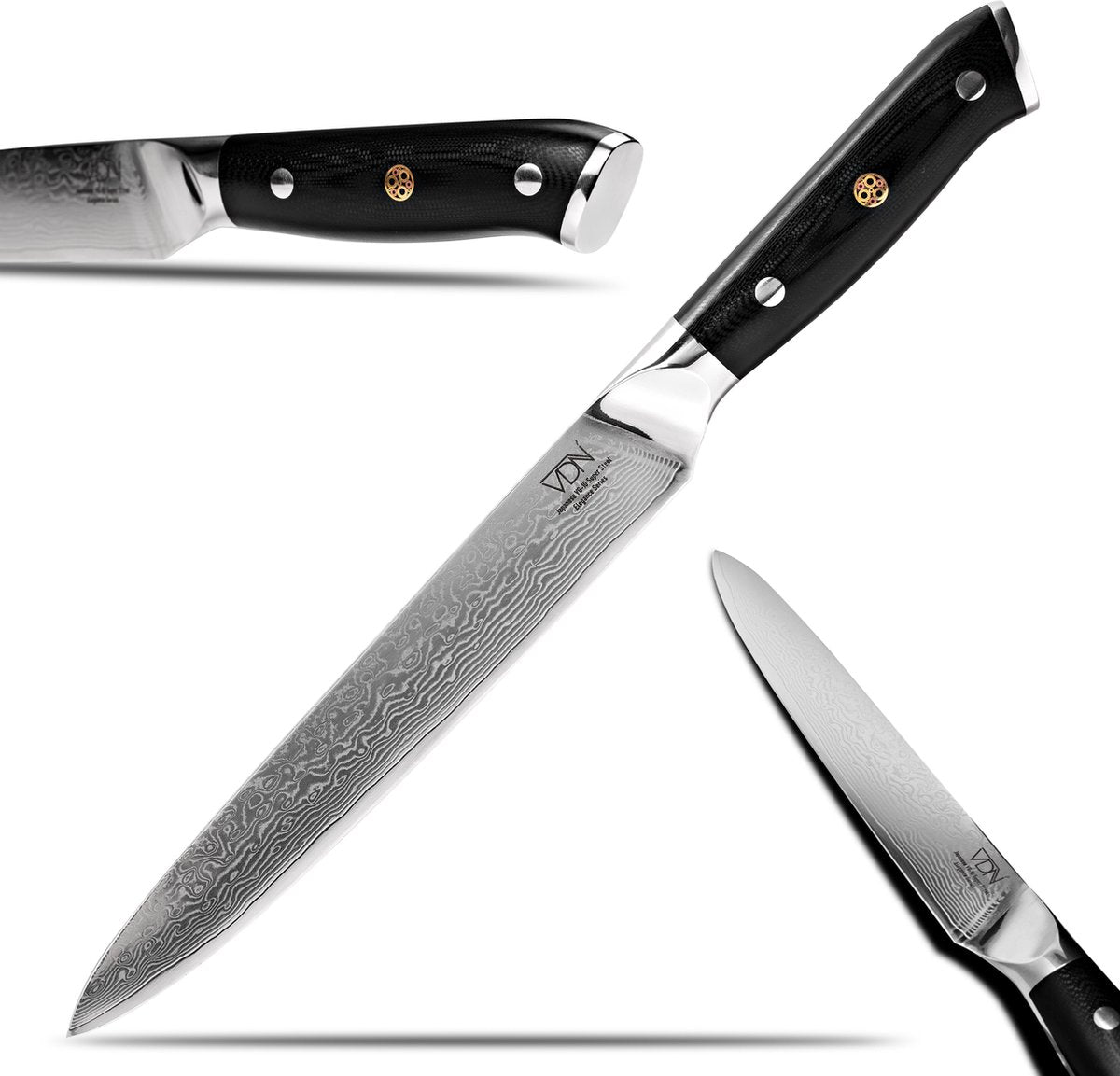 VDN - Vleesmes damascus - Elegance serie - VG-10 Japans damaststaal - 67 lagen staal