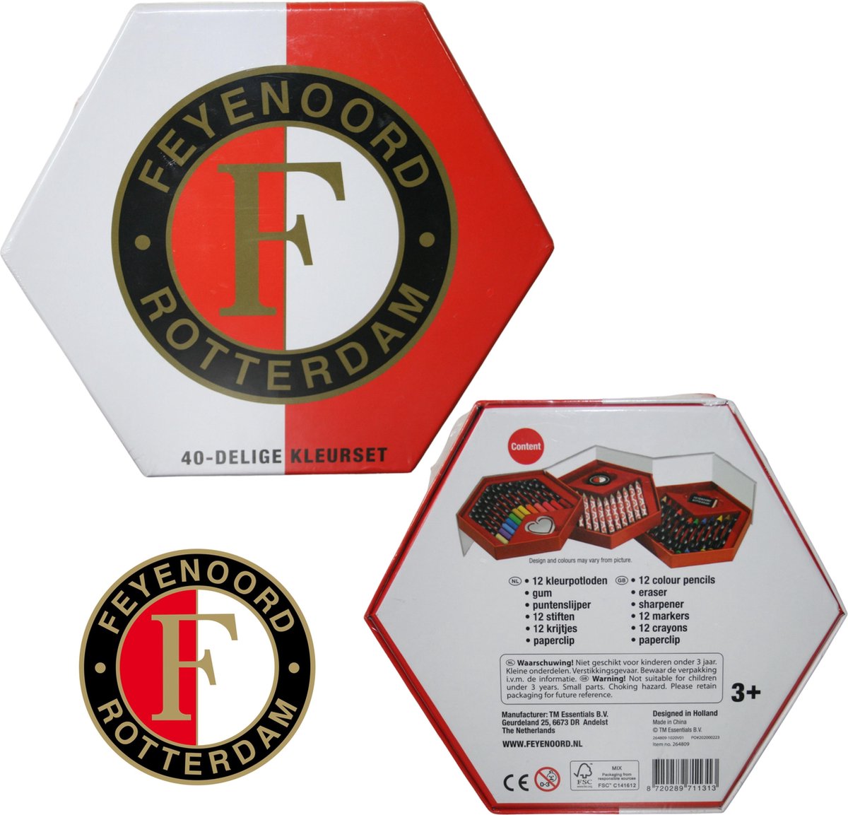 Feyenoord 40-delige kleurset