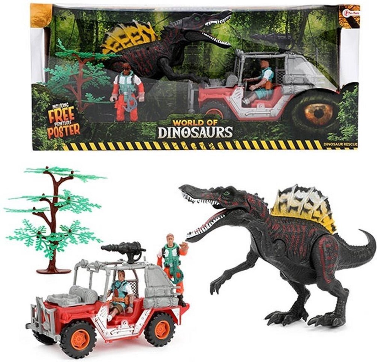 World of Dinosaurs Speelset met Jeep
