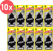 Set van 10 Auto Geurverfrisser - Autoparfum - Luchtverfrisser - Auto Verfrisser - Geurboom - 10 stuks Black Ice