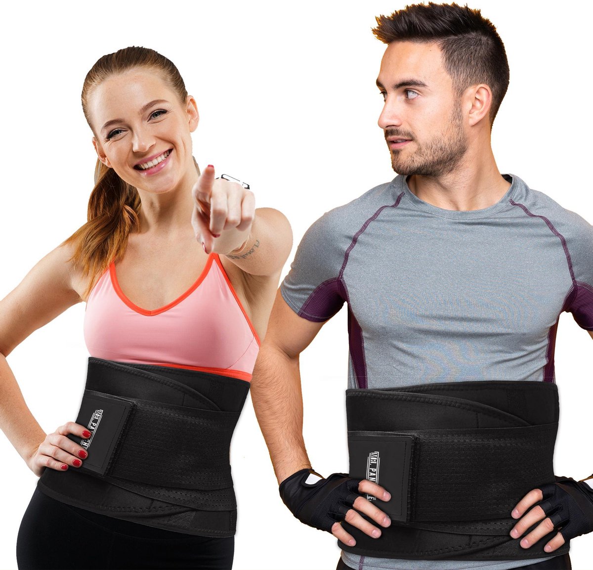 MR. PANACHE™ Premium Rugbrace - XL - Rug Corrector - Houding Correctie - Rugband - Onderrug Brace - Rugsteun