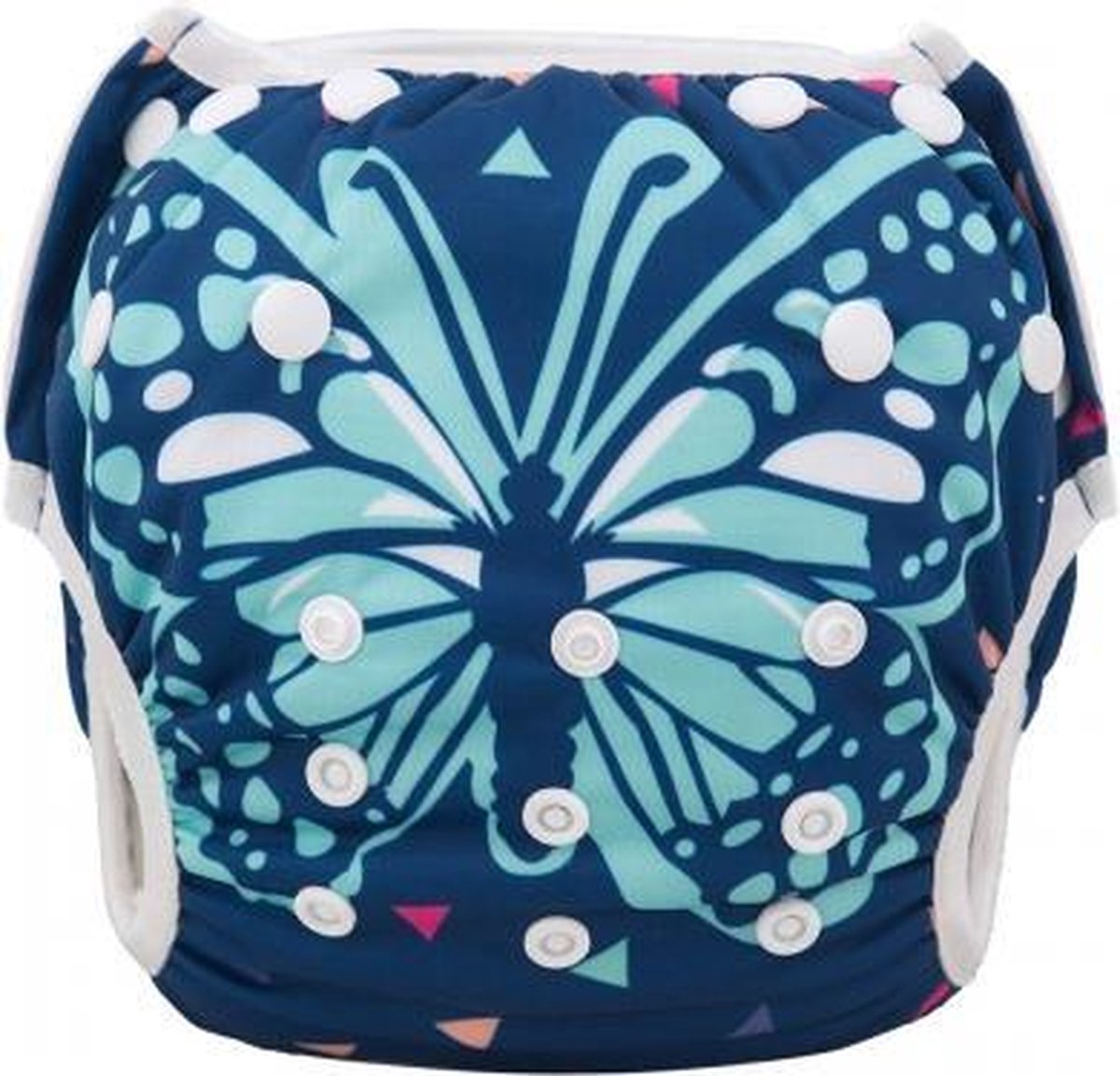 Zwemluier Butterfly | 0-3 jaar | one size - in maat verstelbaar | wasbare zwemluier | herbruikbaar | Kidzstore.eu