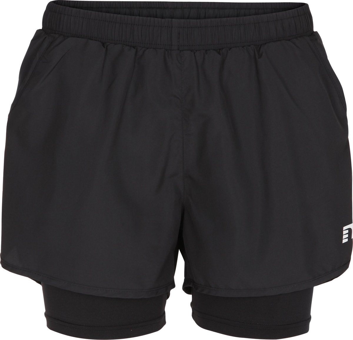Newline Base 2 Layer Shorts 13748-601 - Hardloopbroek - Dames - Black - Maat XS