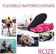 Erg comfortabele en flexibele Waterschoenen voor Dames en Heren Outdoor Strand Zwemmen Aqua Sokken Sneldrogende Blootsvoets Schoenen Surfen Yoga Zwembad  - Roze - maat  XXS 27-30