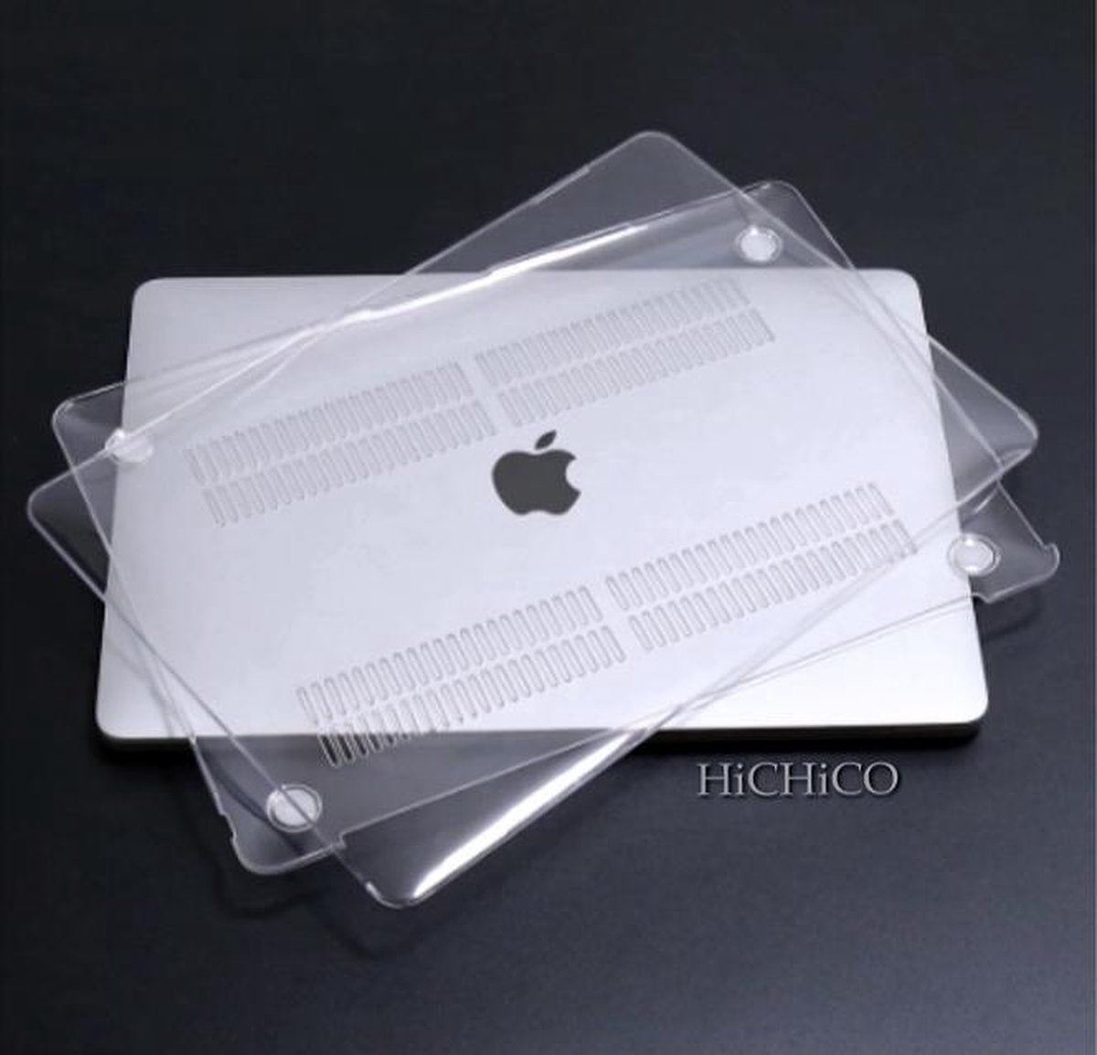 MacBook Air 13 inch (2019) ) HiCHiCO MacBook Hoes - Laptophoes - macbook Air case - Laptop Cover - Clear Hard Case – HiCHiCO MacBook Air Hoes Transparant