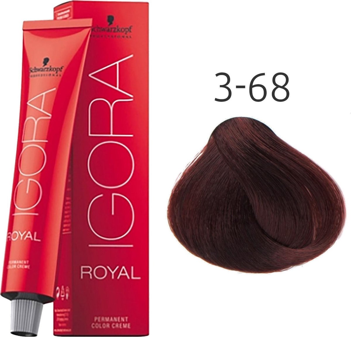 Schwarzkopf Igora Royal Permanent Color Creme 60ml - 3-68