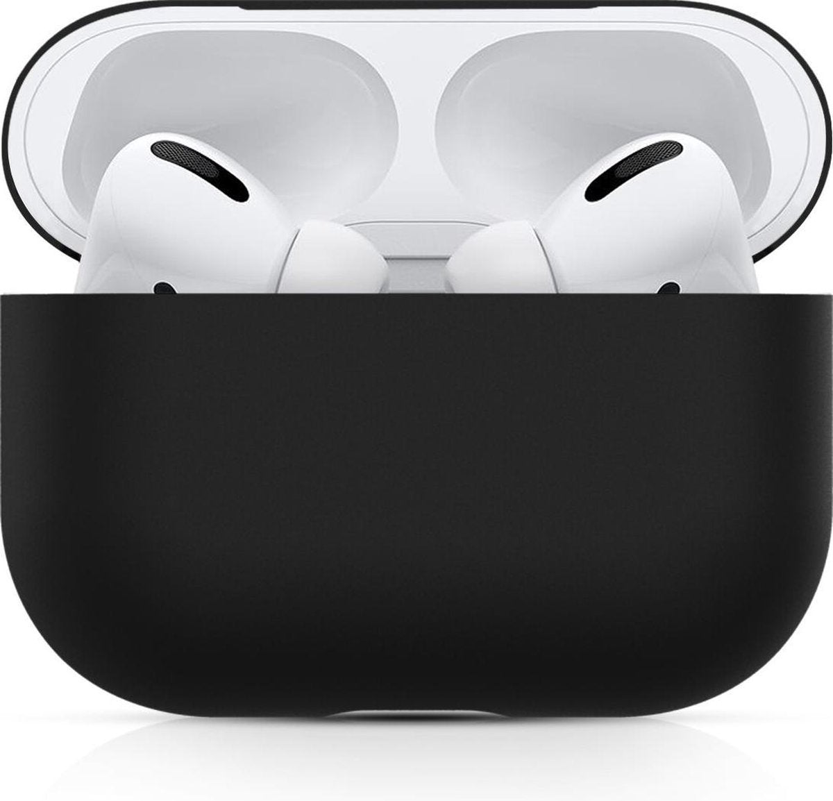 Bee's - Airpods Pro Hoesje Siliconen Case - Zwart - Soft Case - Airpods Pro Case - Airpods Pro
