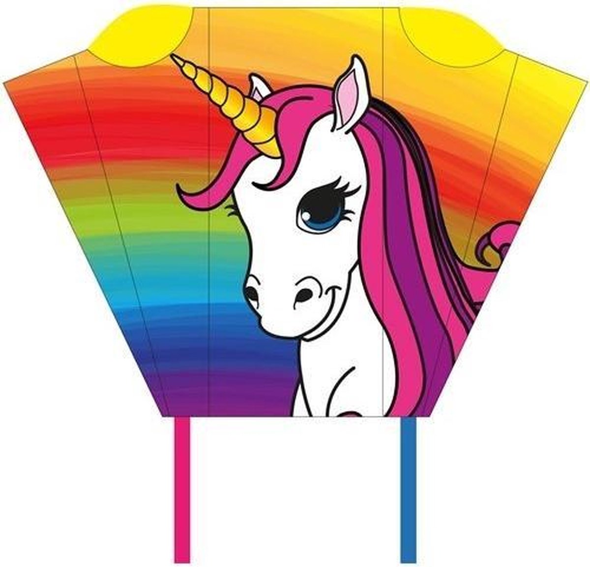 Invento Eenlijnskindervlieger Pocket Sled Unicorn 43 Cm
