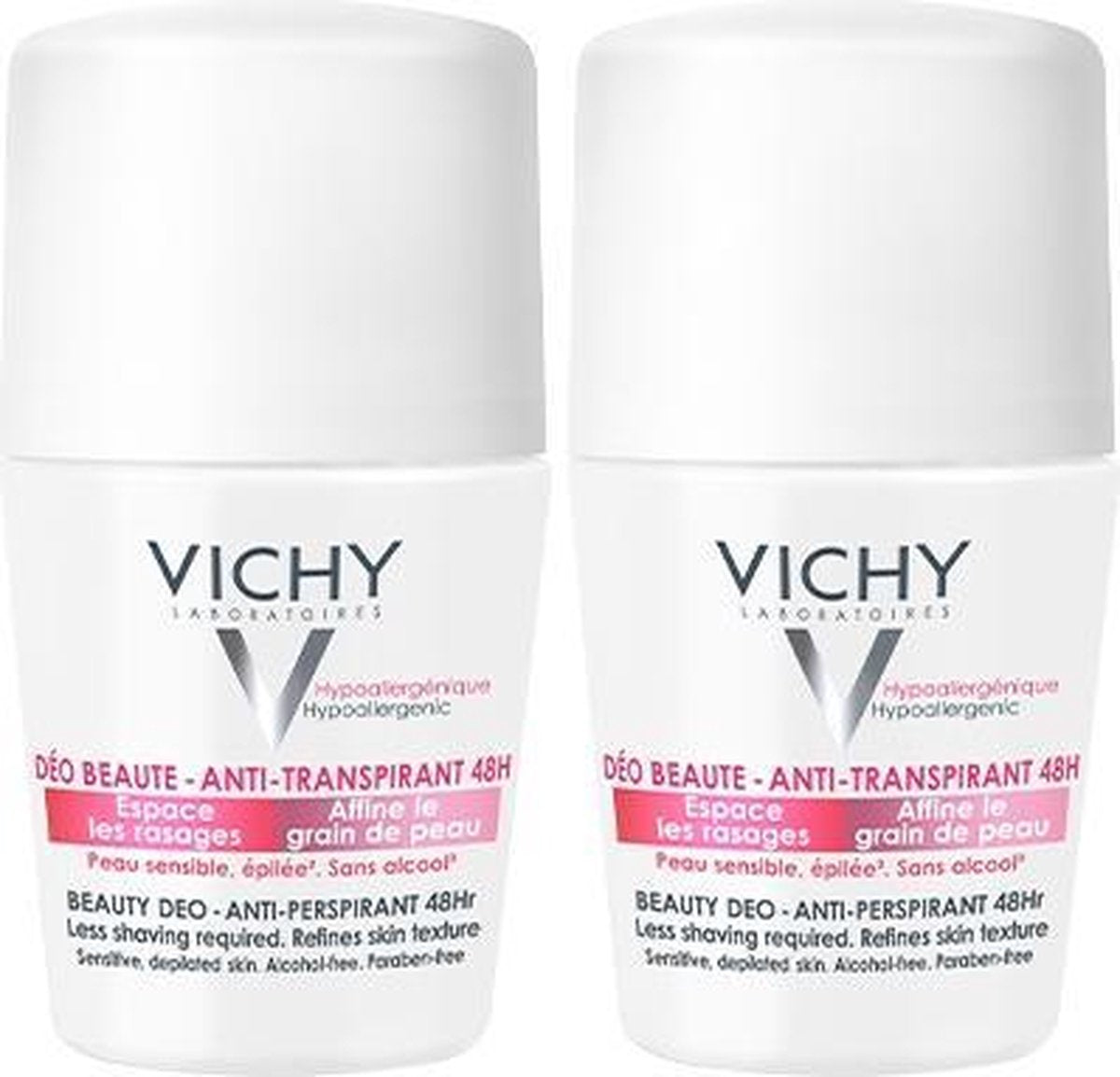 Vichy Deodorant Beauty Roller - 2x50 ml